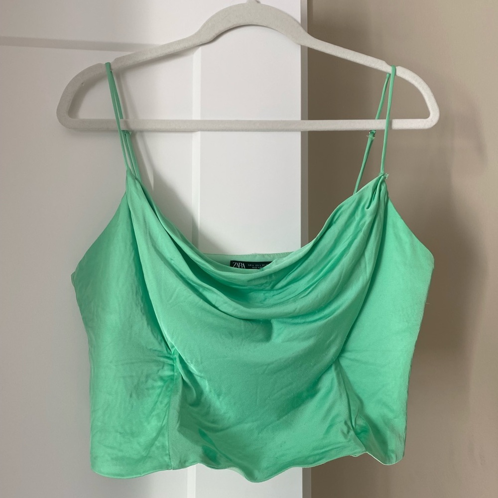 Zara | Cropped Corset Tank Top | L